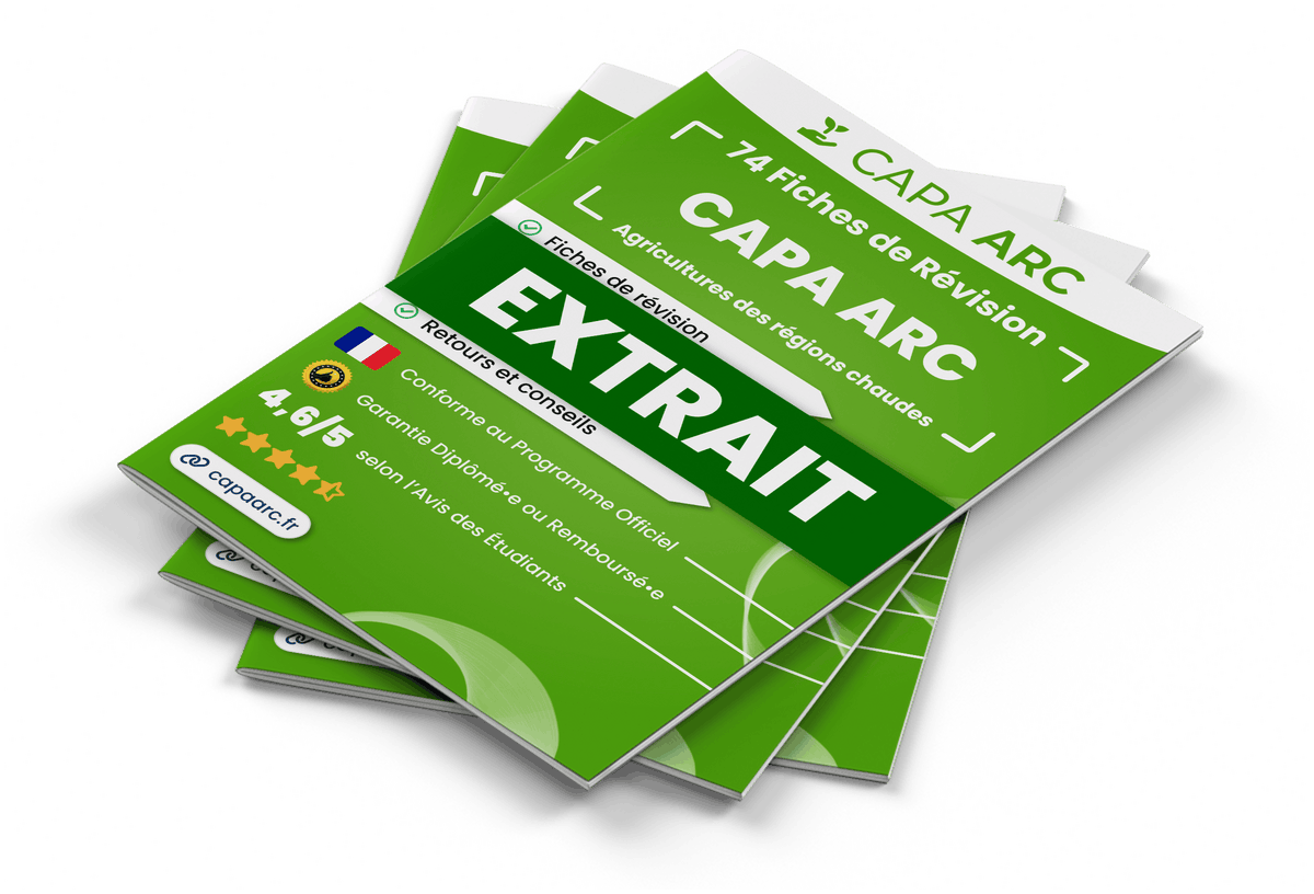 Extrait Fiches Révision gratuites CAPA ARC